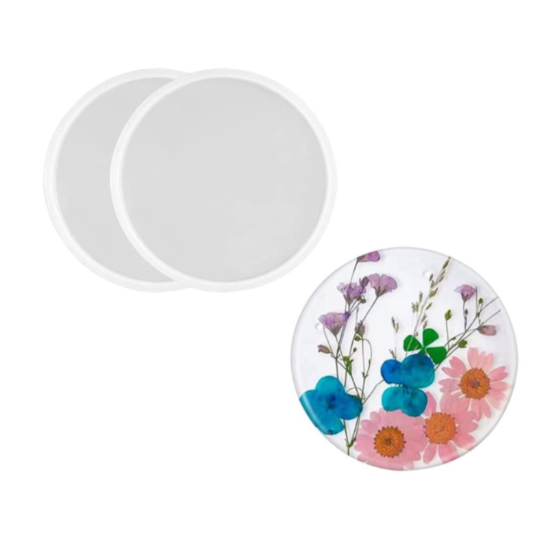 Jewelry Making Table - Cetakan Resin Coaster bulat cetakan baki