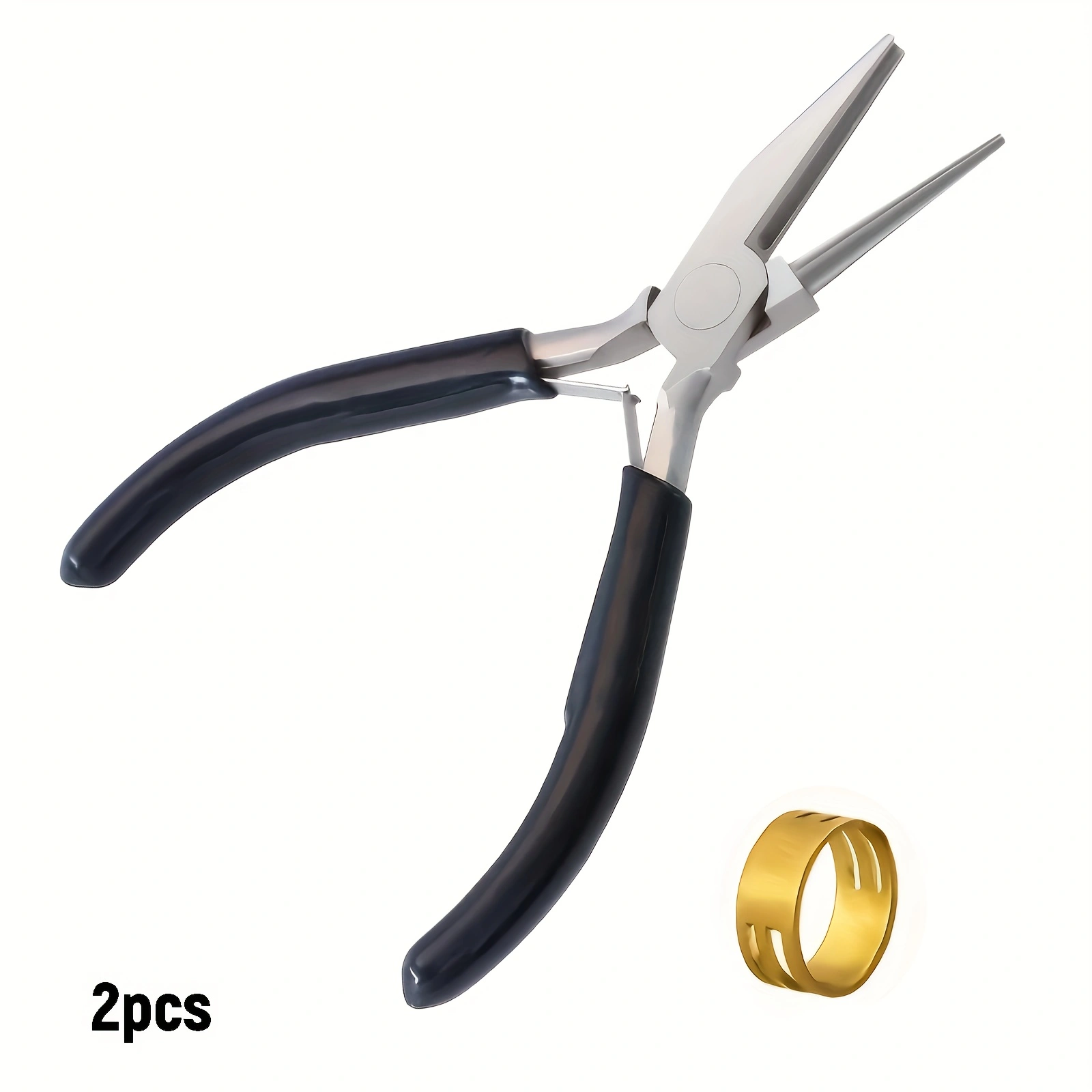 Jewelry Making Pliers Set - 2/1 buah tang hidung runcing hitam