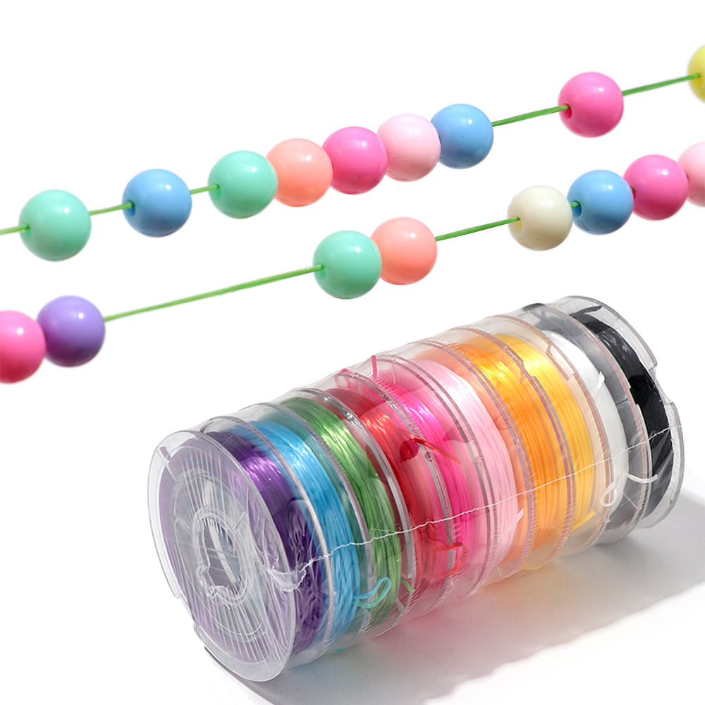 Crystal Bead Mix - Tali Kristal Elastis Warna Campur Acak