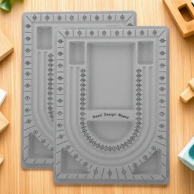 Jewelry Making Accessories - 2 Buah Papan Desain Manik-Manik, Baki