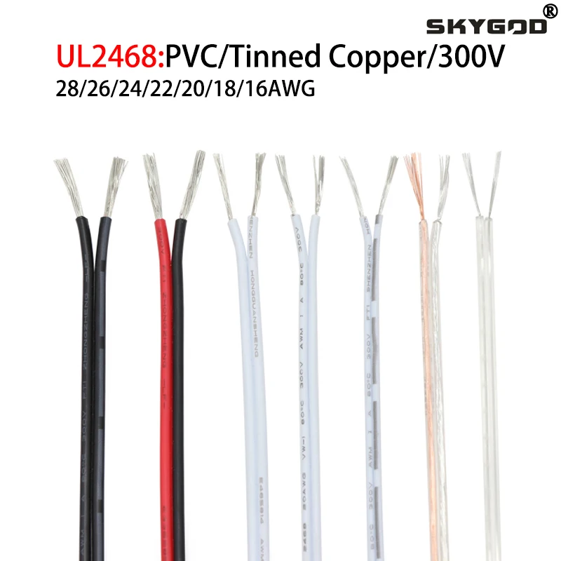 Wire 22 Gauge Copper - 1M/5M 28 26 24 22 20