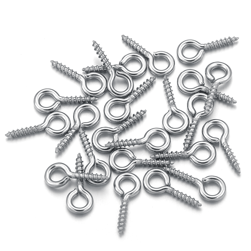 Jewelry Making Articles - 100 Buah/Lot Pin Mata Sekrup Mini