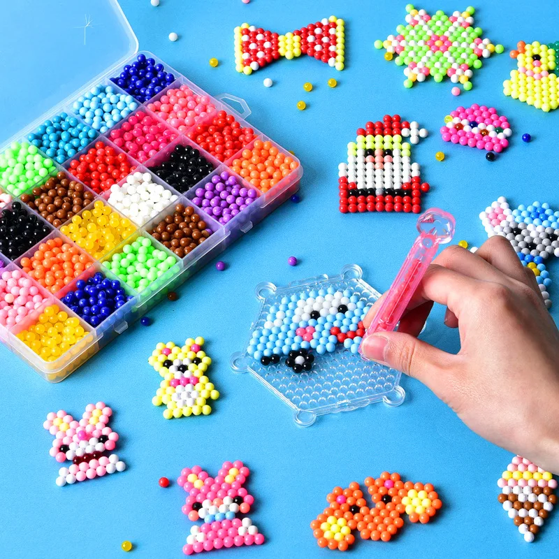 Crystal Bead Mix - 1000 buah/kotak DIY semprotan air manik