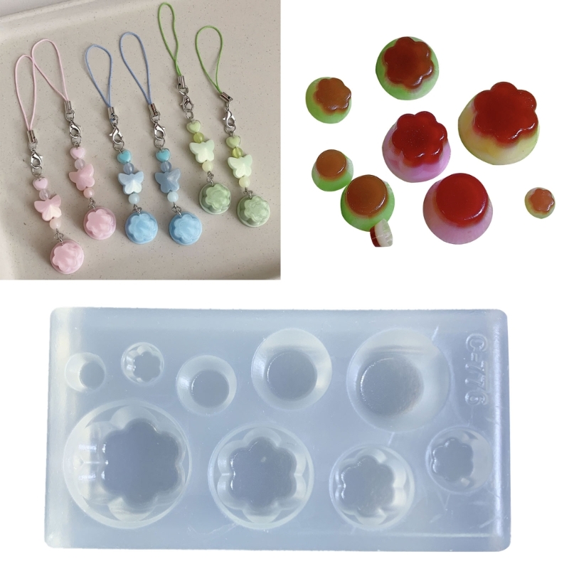 Jewelry Making Tutorials - Cetakan silikon bentuk puding lucu untuk
