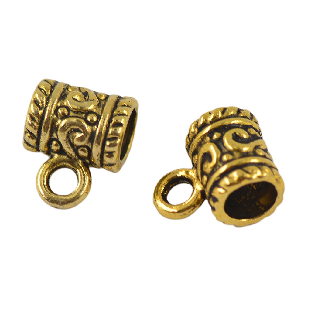 Jewelry Making Bali - 50 buah manik-manik spacer bunga aster