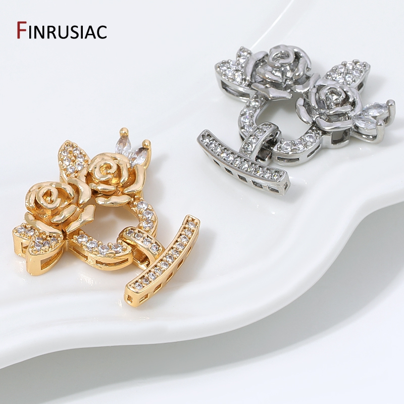 Kancing Mutiara Bunga Zirkon B - Jewelry Making Articles ulasan dan harga
