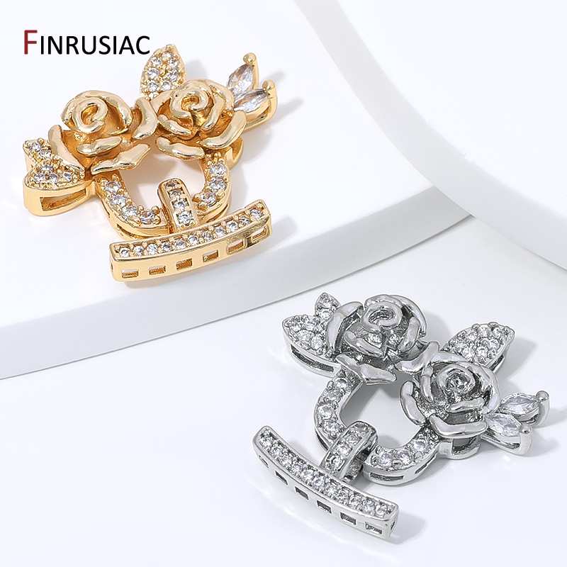 Kancing Mutiara Bunga Zirkon B - Jewelry Making Articles ulasan dan harga
