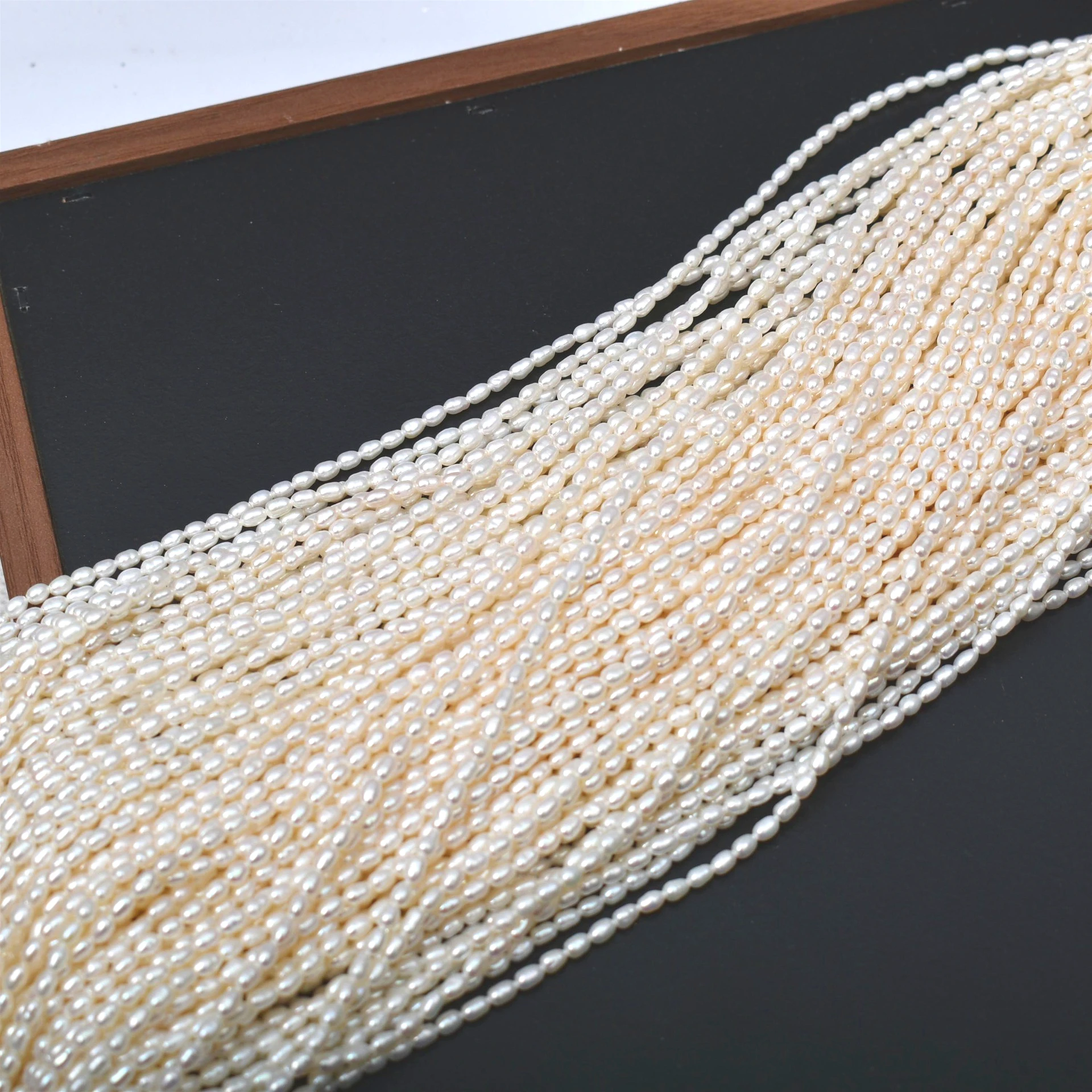 2.5-3Mm 4A Mutiara Beras Putih - Jewelry Making The Well ulasan dan harga