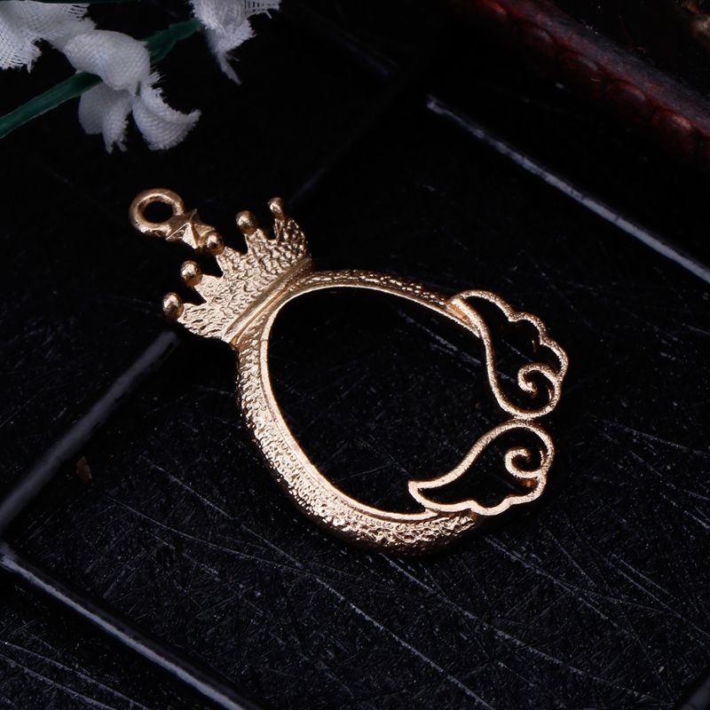 4 Pcs Logam Bingkai Antik Inda - Jewelry Making Education ulasan dan harga
