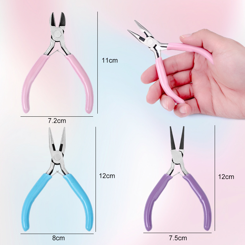 Set Tang Perhiasan Mini 3 Buah - Jewelry Making Pliers Set ulasan dan harga