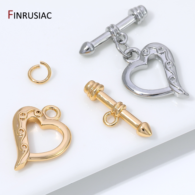 Kancing Pengunci Bentuk Hati B - Jewelry Making Articles ulasan dan harga