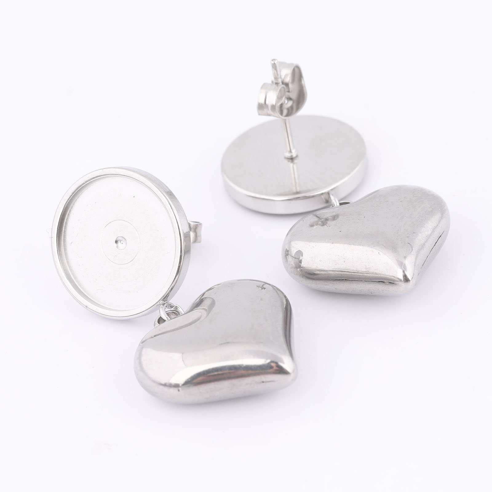 6 Buah Kancing Kosong Dasar An - Jewelry Making Soldering Kit ulasan dan harga