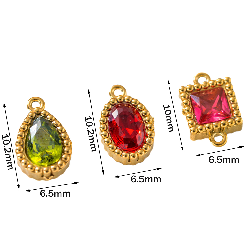 10 buah emas campuran baja nir - Crystal Bead Mix ulasan dan harga