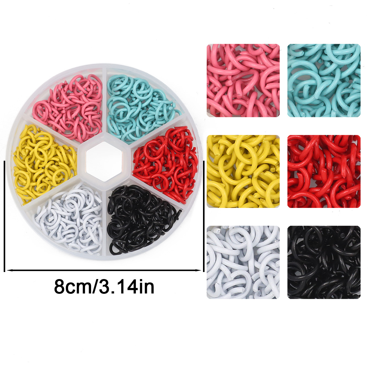 87g Cincin Loncat Terbuka Berw - Jump Ring Assorted ulasan dan harga