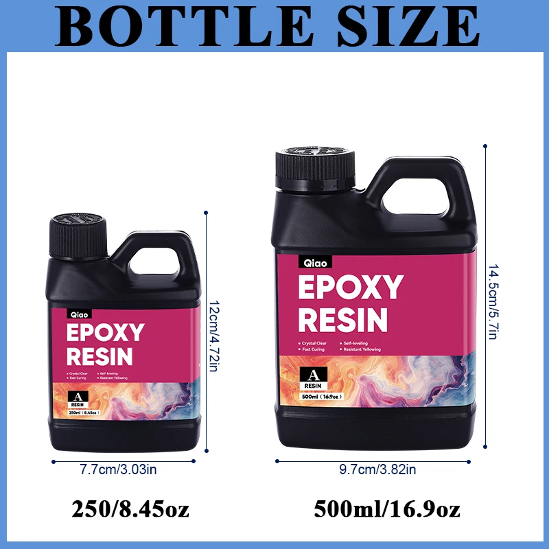 Kit Resin Epoxy 500ml/1000ml K - Crystal Bead Mix ulasan dan harga