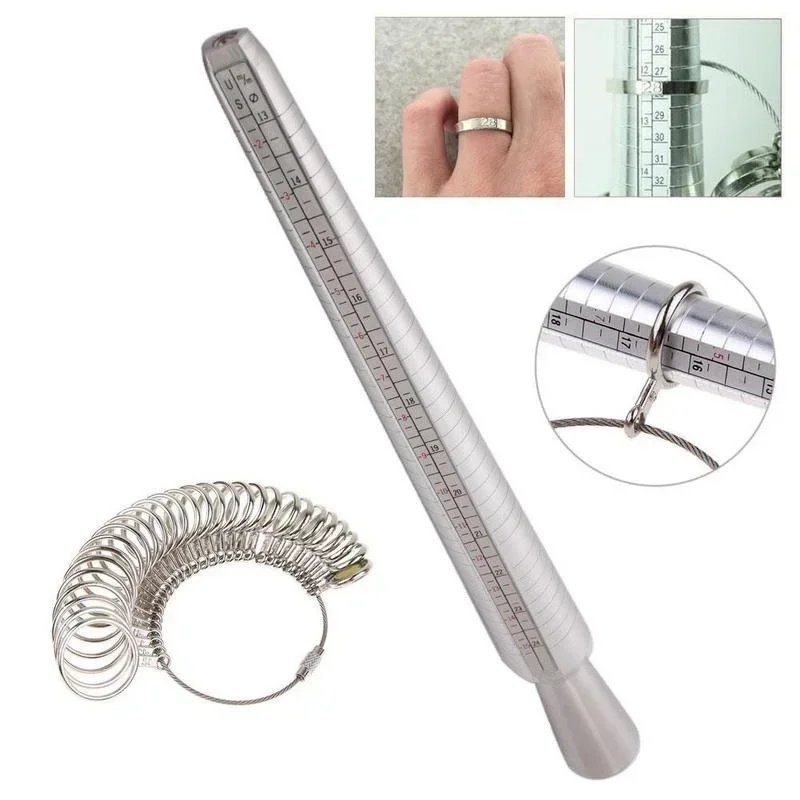 Alat Ukur Ukuran Cincin Logam  - Jewelry Making Education ulasan dan harga