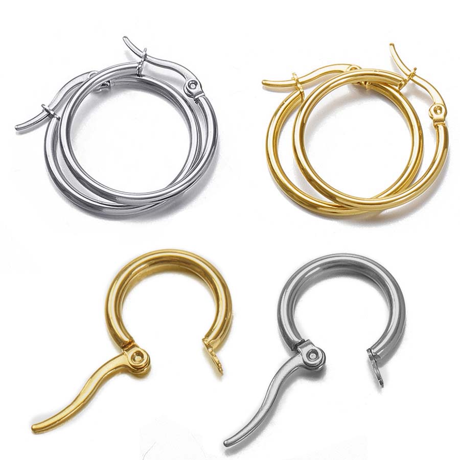10pcs Anting Terbuka Bahan Sta - Jewelry Making Soldering Kit ulasan dan harga