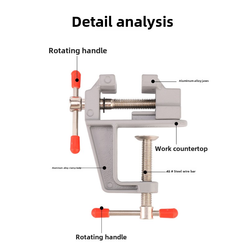 Klem Meja Mini Portabel Multif - Jewelry Making Table ulasan dan harga