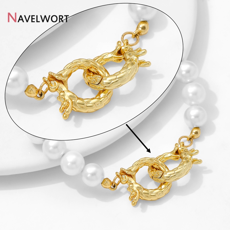 Klip Konektor Berbentuk Naga B - Jewelry Making Articles ulasan dan harga