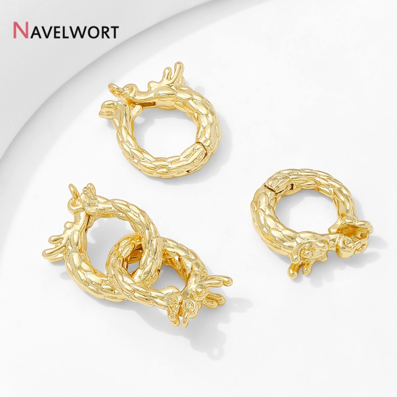 Klip Konektor Berbentuk Naga B - Jewelry Making Articles ulasan dan harga