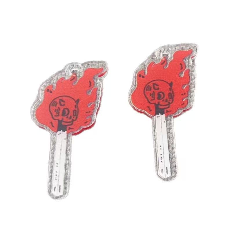10 buah liontin tengkorak akri - Jewelry Making Accessories ulasan dan harga