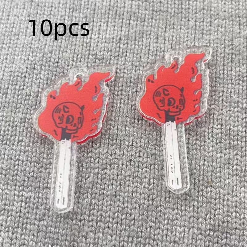 10 buah liontin tengkorak akri - Jewelry Making Accessories ulasan dan harga