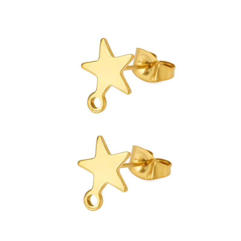20 pcs Anting-anting Stud Baja - Jewelry Making School ulasan dan harga