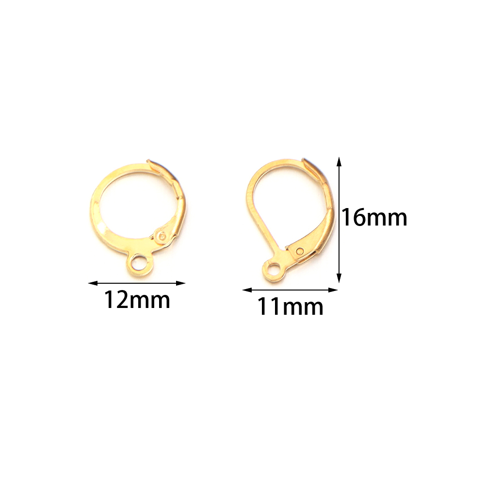 20 Buah/Lot Kait Telinga Baja  - Jewelry Making School ulasan dan harga