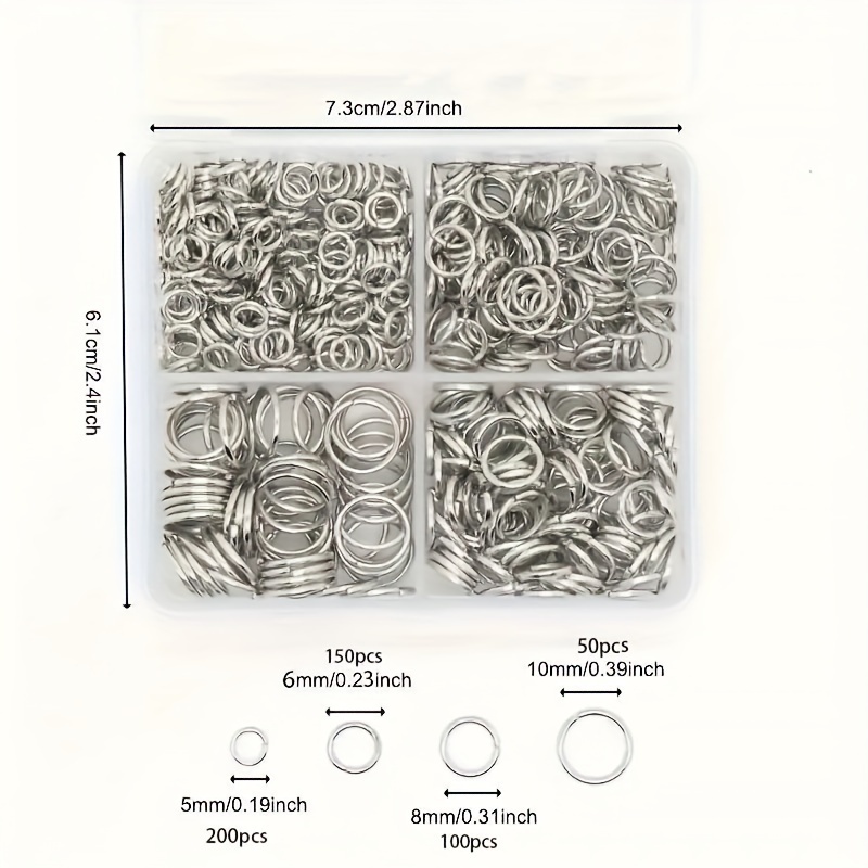 500Pcs Set Cincin Loncat Terbu - Jump Ring Assorted ulasan dan harga