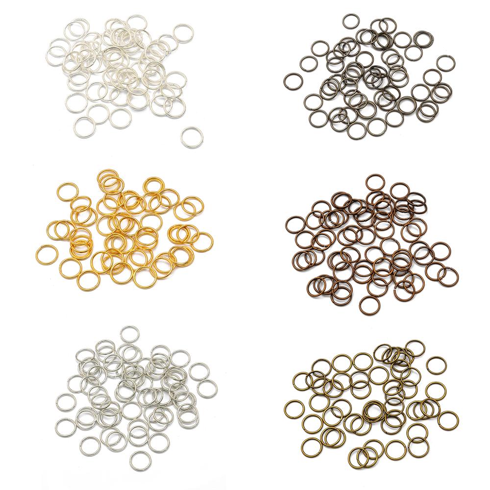 50-500 buah 3-18mm Loop Key Sp - Jump Ring Assorted ulasan dan harga
