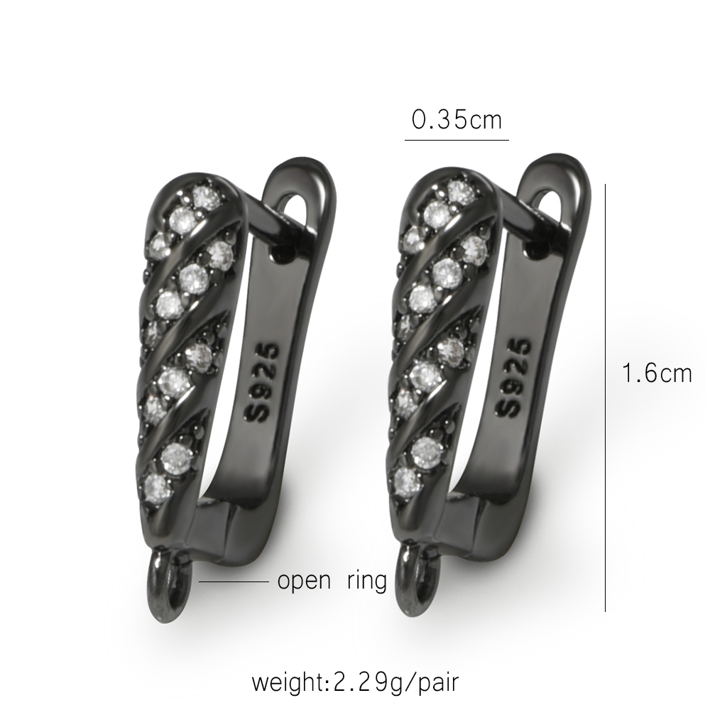YANASI 1 Pasang Kait Anting Ku - Jewelry Making Accessories ulasan dan harga