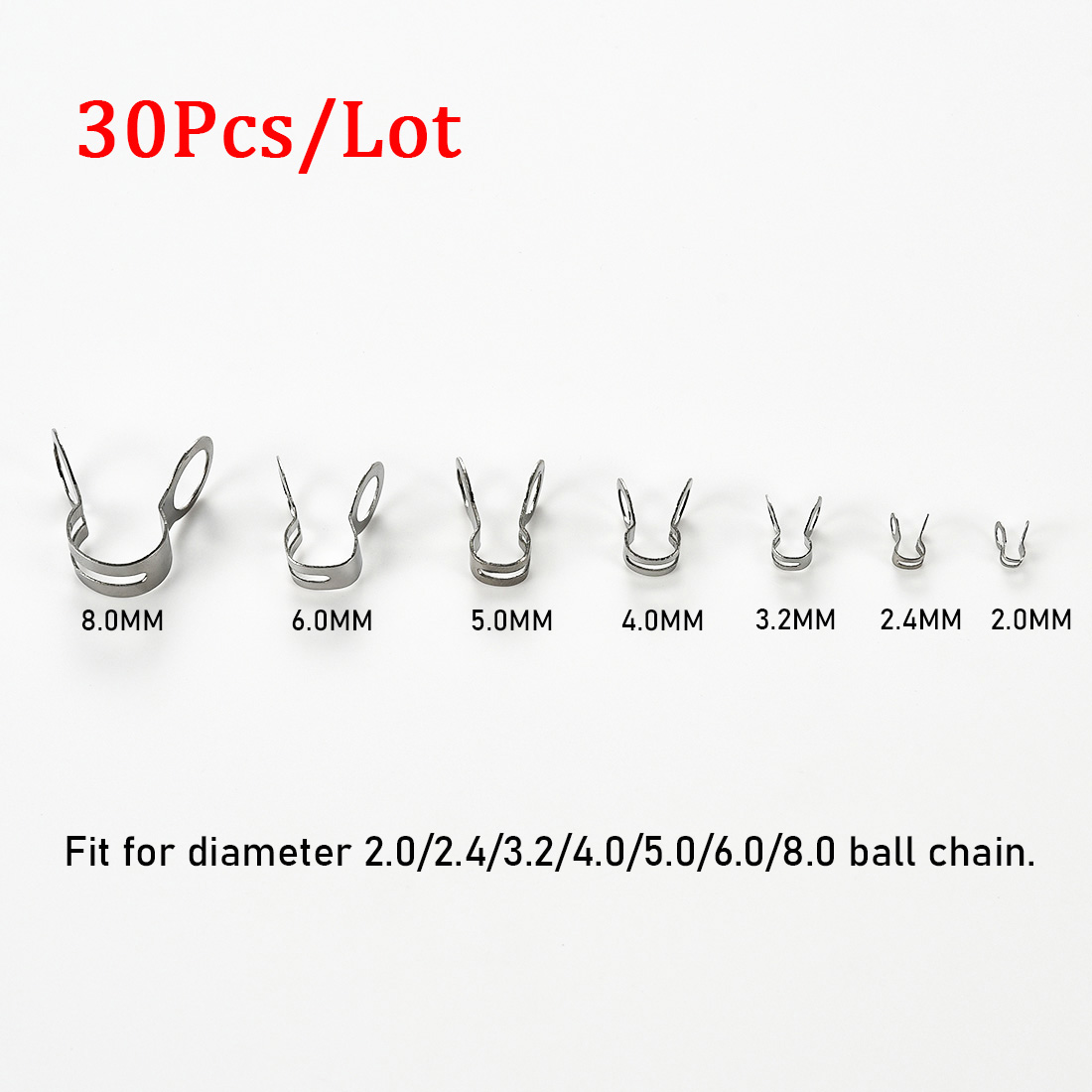 30 Buah Gesper Konektor Rantai - Jewelry Making School ulasan dan harga