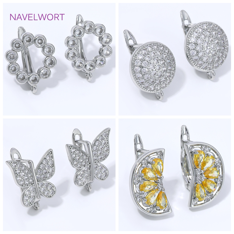 Perlengkapan Anting Bentuk Kip - Jewelry Making Articles ulasan dan harga