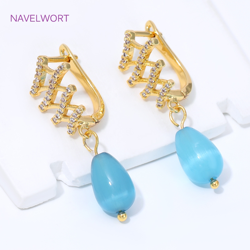 Perlengkapan Anting Bentuk Kip - Jewelry Making Articles ulasan dan harga