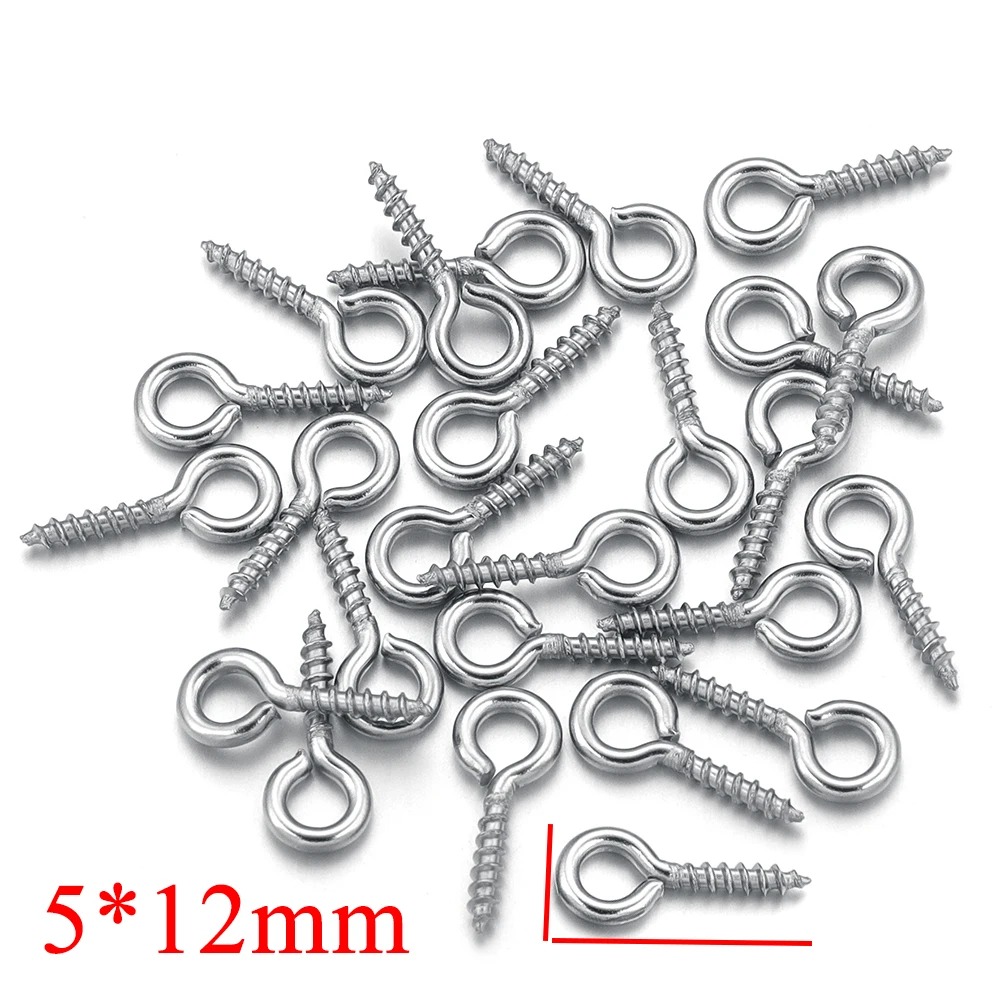 100 Buah/Lot Pin Mata Sekrup M - Jewelry Making Articles ulasan dan harga