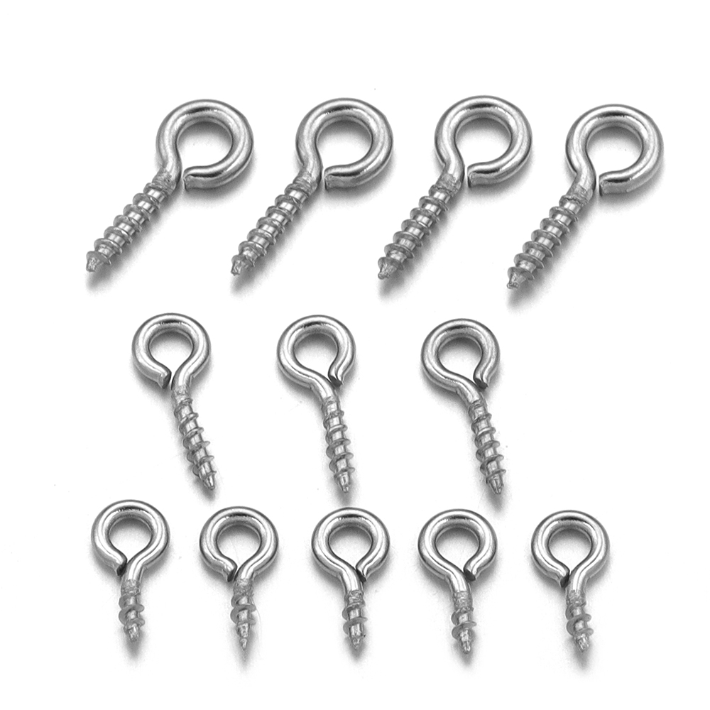 100 Buah/Lot Pin Mata Sekrup M - Jewelry Making Articles ulasan dan harga