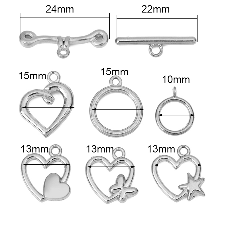 5 Set Kait Pengait Gelang Baja - Jewelry Making School ulasan dan harga