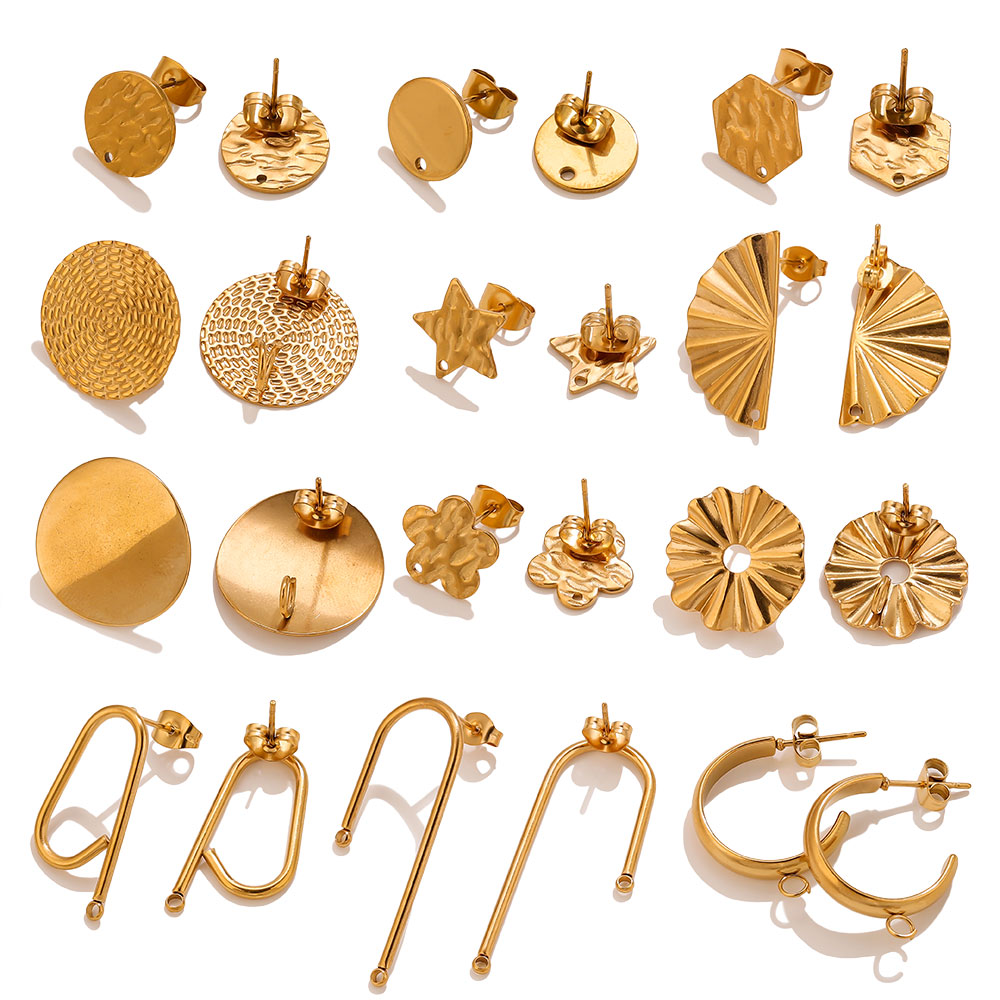10pcs Anting Baja Tahan Karat  - Jewelry Making Soldering Kit ulasan dan harga