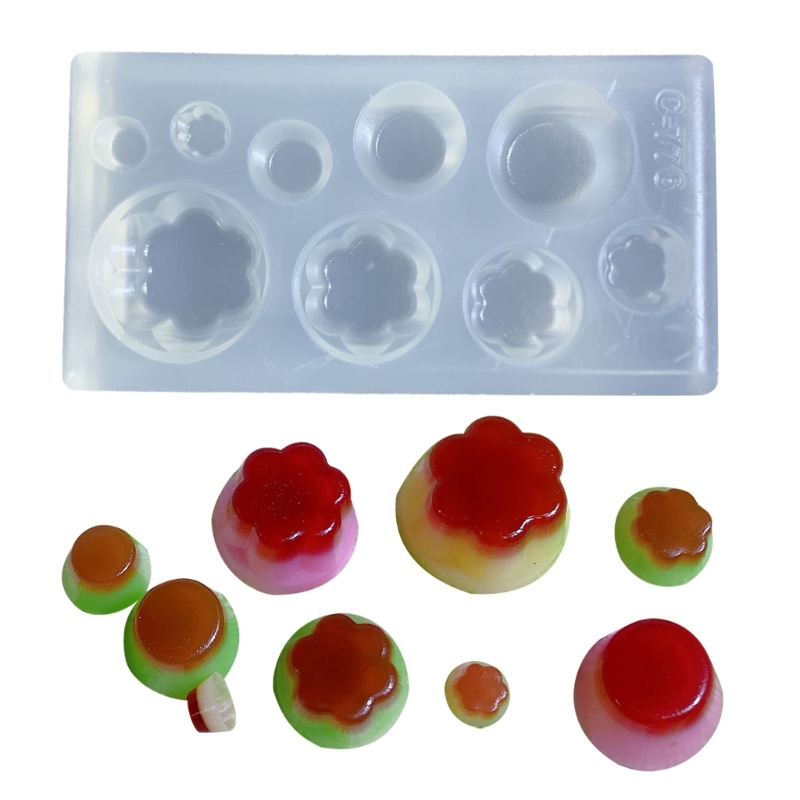 Cetakan silikon bentuk puding  - Jewelry Making Tutorials ulasan dan harga