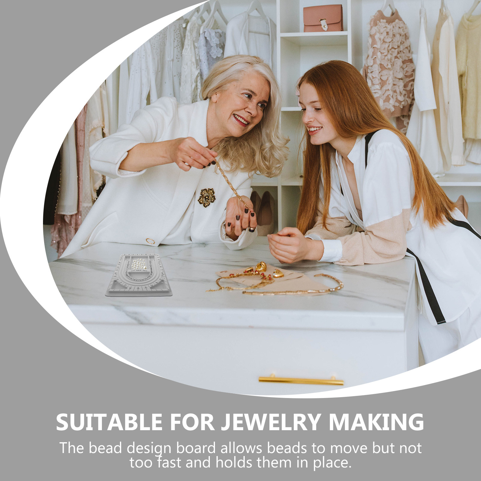 2 Buah Papan Desain Manik-Mani - Jewelry Making Accessories ulasan dan harga