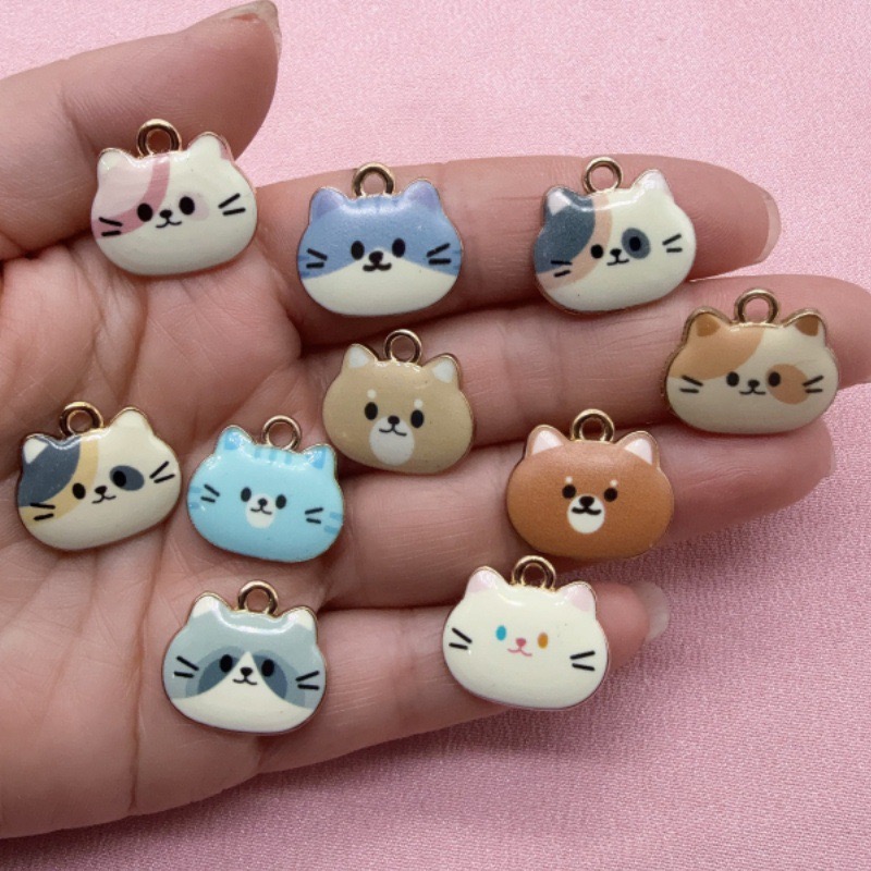 12 Buah Liontin Minyak Tetes P - Jewelry Making Accessories ulasan dan harga