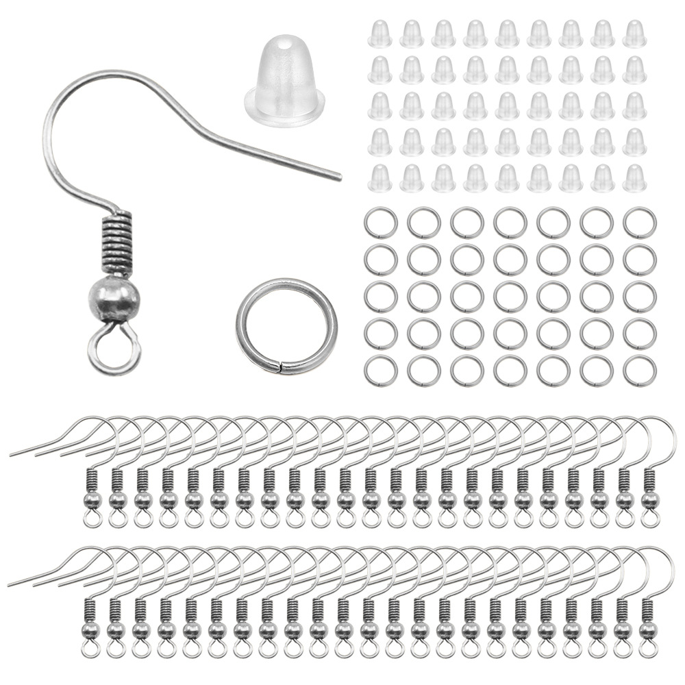 300pcs Kit Pengait Anting Hipo - Jump Ring Assorted ulasan dan harga