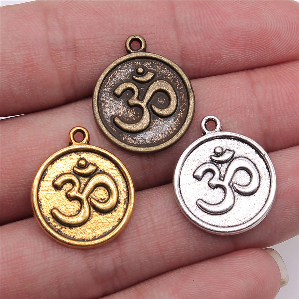 Liontin Simbol Meditasi Yoga,  - Jewelry Making The Well ulasan dan harga