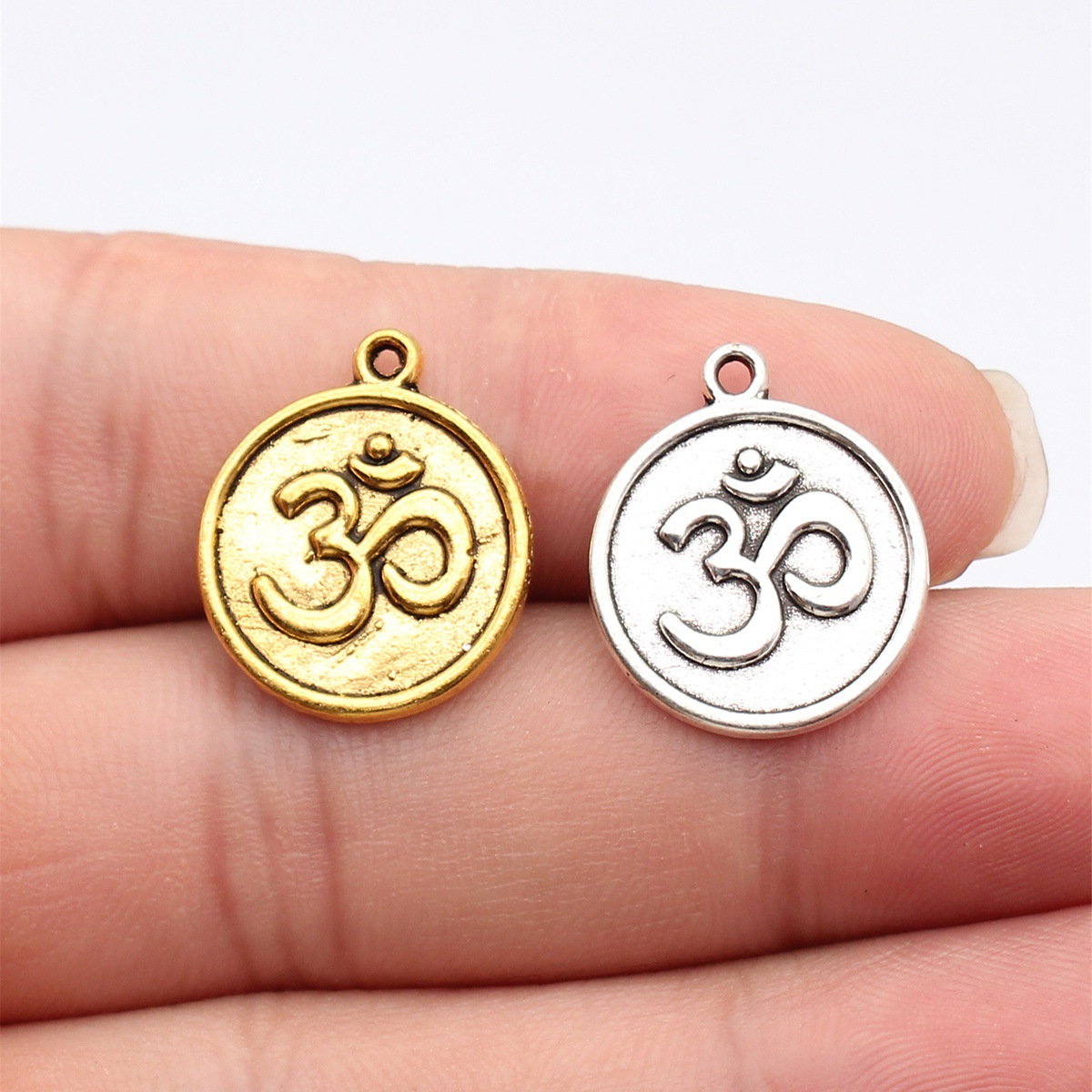 Liontin Simbol Meditasi Yoga,  - Jewelry Making The Well ulasan dan harga