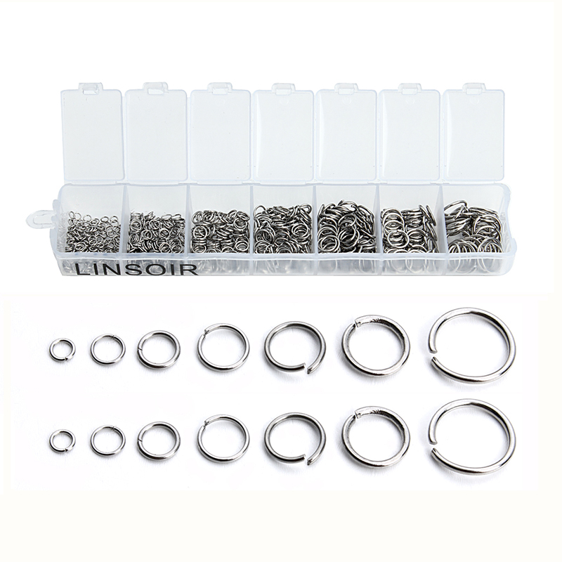 770 Buah/Lot Cincin Lompat Ter - Jump Ring Assorted ulasan dan harga